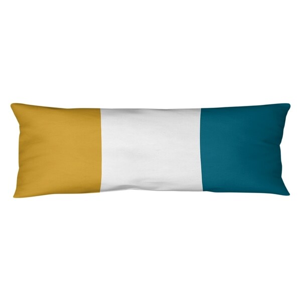 Jacksonville Jacksonville Throwback Football Stripes Body Pillow (w/Rmv Insert)