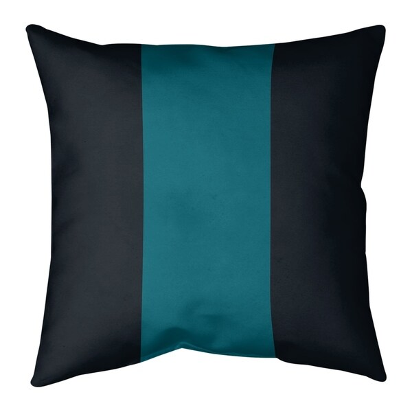 Jacksonville Jacksonville Football Stripes Pillow-Faux Linen