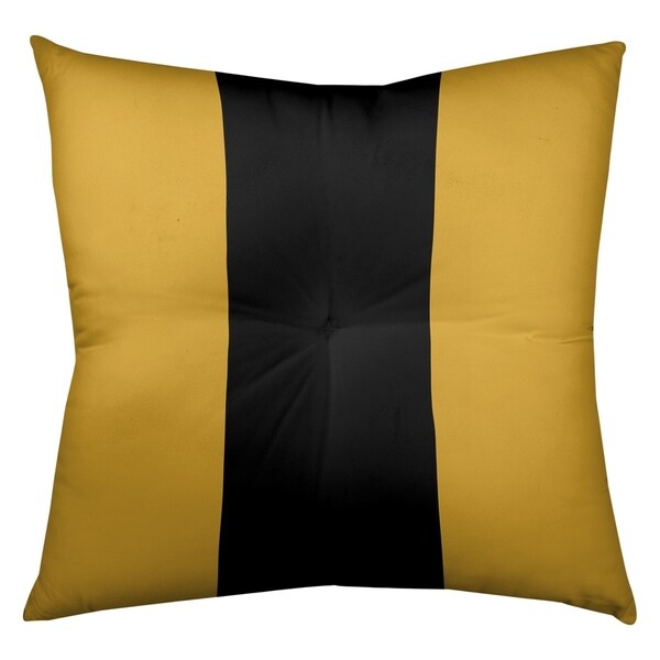 Jacksonville Jacksonville Throwback Football Stripes Floor Pillow - Square Tufted