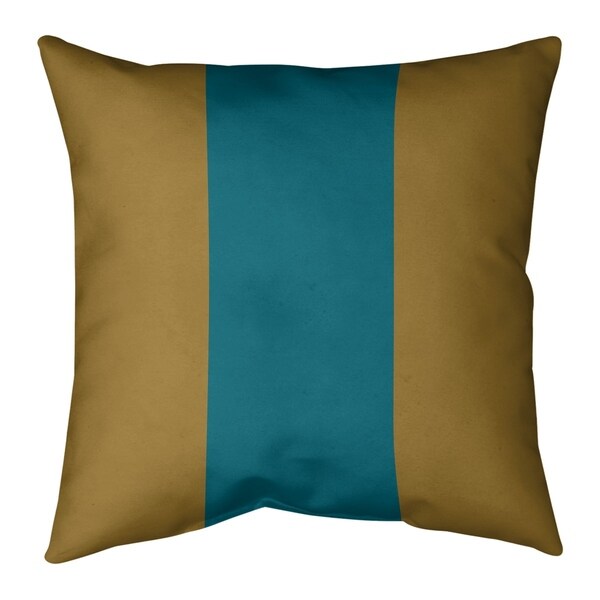 Jacksonville Jacksonville Football Stripes Pillow (w/Rmv Insert)-Spun Poly