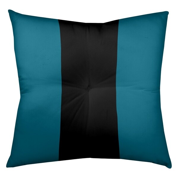 Jacksonville Jacksonville Throwback Football Stripes Floor Pillow - Square Tufted