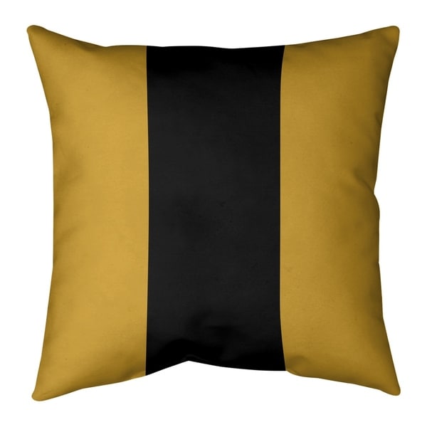 Jacksonville Jacksonville Throwback Football Stripes Pillow (w/Rmv Insert)-Spun Poly