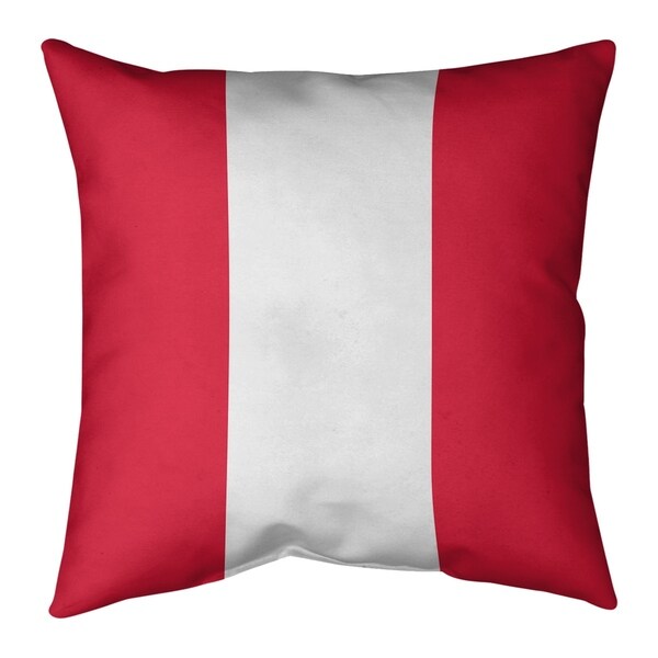 Kansas City Kansas City Football Stripes Pillow (w/Rmv Insert)-Spun Poly