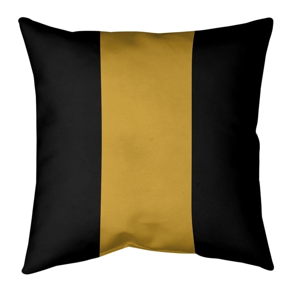 Jacksonville Jacksonville Throwback Football Stripes Pillow (w/Rmv Insert)-Spun Poly