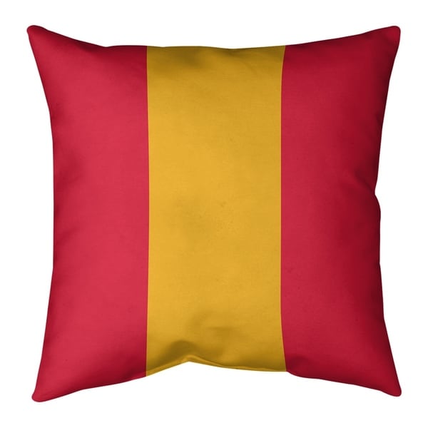 Kansas City Kansas City Football Stripes Pillow-Faux Linen