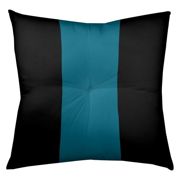 Jacksonville Jacksonville Throwback Football Stripes Floor Pillow - Square Tufted