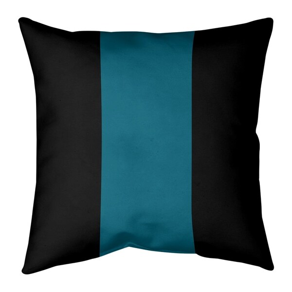Jacksonville Jacksonville Throwback Football Stripes Pillow-Cotton Twill