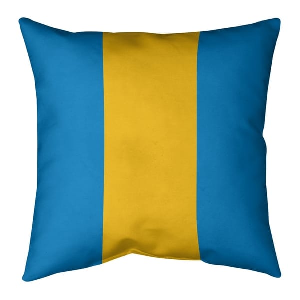 Los Angeles LA Power Football Stripes Pillow-Spun Polyester