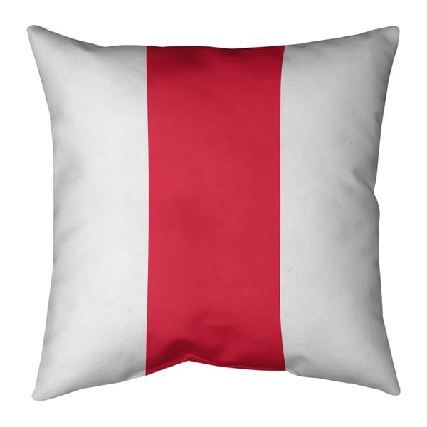 Kansas City Kansas City Football Stripes Pillow-Faux Suede