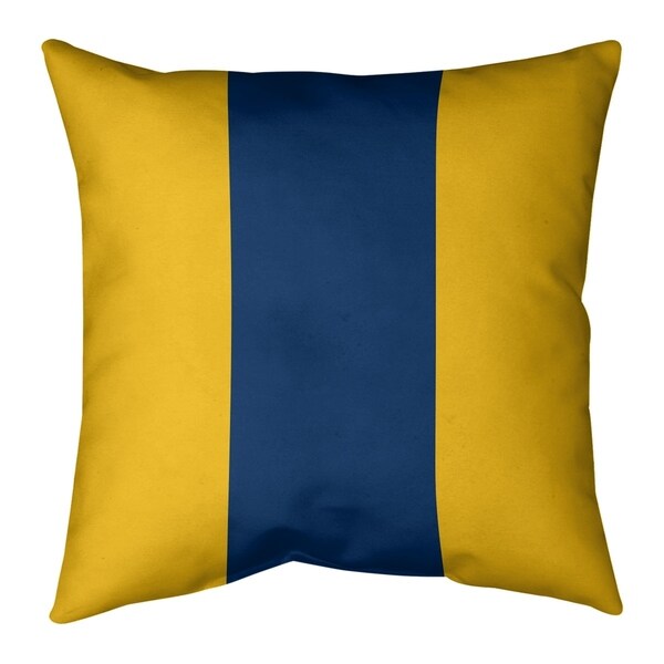Los Angeles LA Power Football Stripes Pillow-Spun Polyester