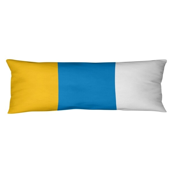 Los Angeles LA Power Football Stripes Body Pillow (w/Rmv Insert)
