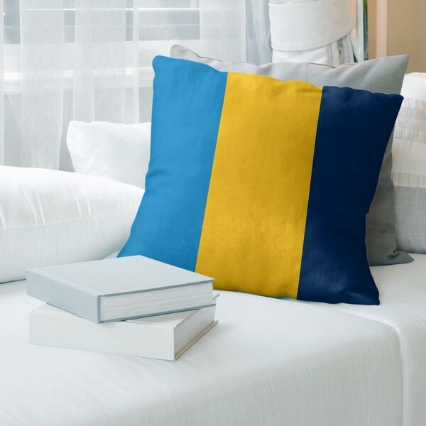 Los Angeles LA Power Football Stripes Floor Pillow - Standard