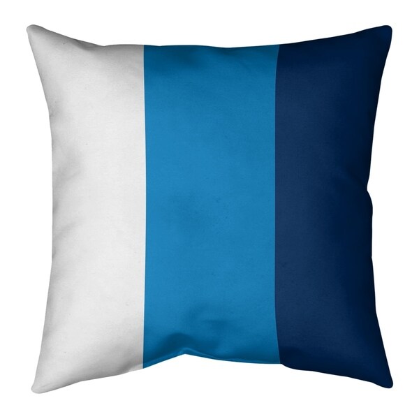Los Angeles LA Power Football Stripes Pillow-Cotton Twill