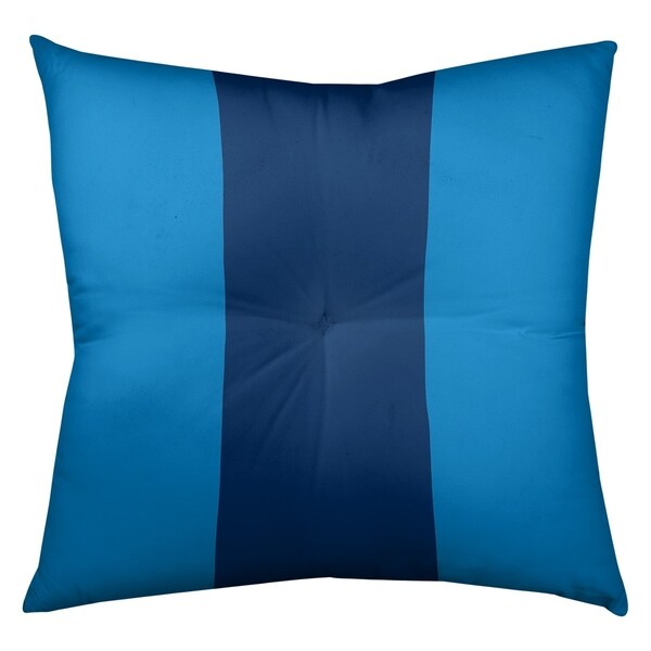 Los Angeles LA Power Football Stripes Floor Pillow - Square Tufted