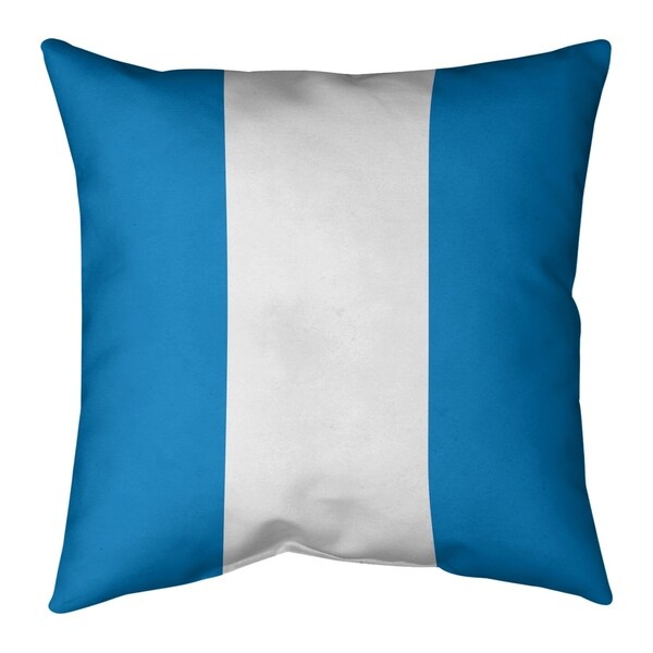 Los Angeles LA Power Football Stripes Pillow (w/Rmv Insert)-Spun Poly