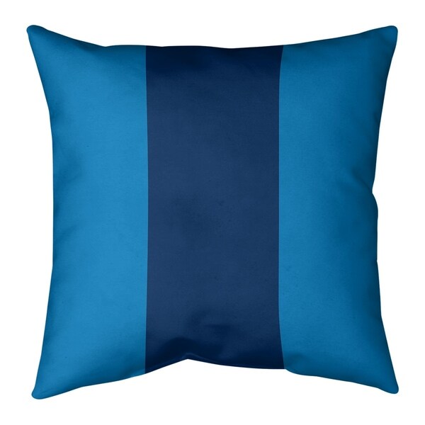 Los Angeles LA Power Football Stripes Pillow-Faux Suede