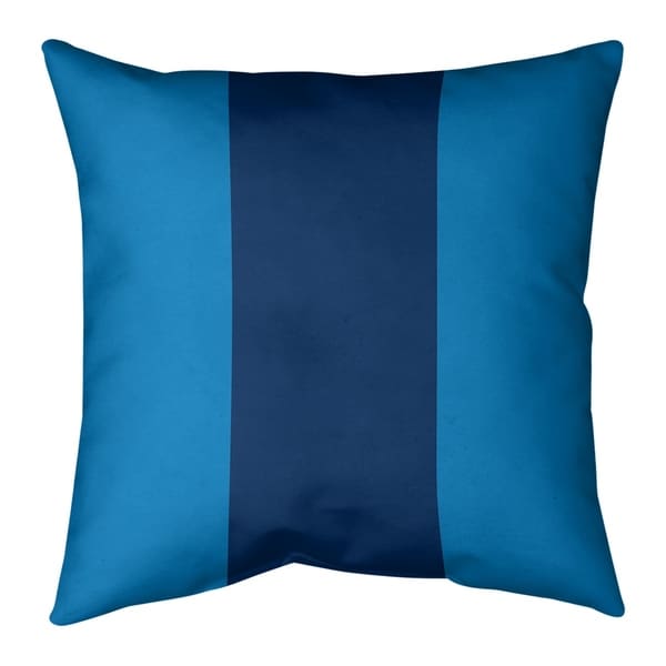 Los Angeles LA Power Football Stripes Pillow-Faux Linen