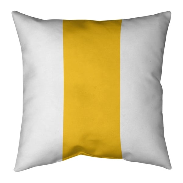 Los Angeles LA Power Football Stripes Pillow (w/Rmv Insert)-Spun Poly
