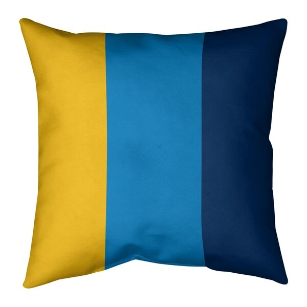 Los Angeles LA Power Football Stripes Floor Pillow - Standard