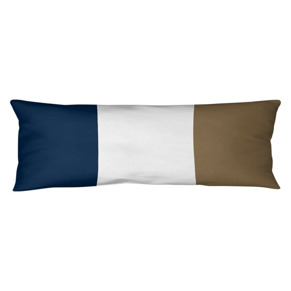 Los Angeles LA Horns Football Stripes Body Pillow (w/Rmv Insert)