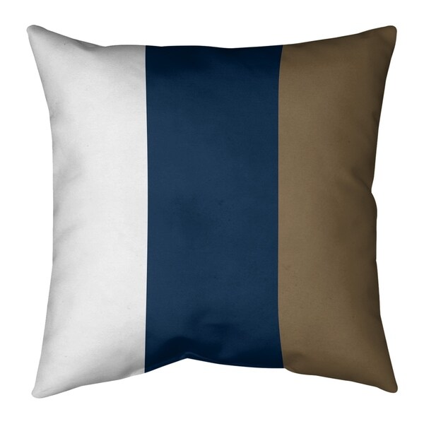 Los Angeles LA Horns Football Stripes Floor Pillow - Standard
