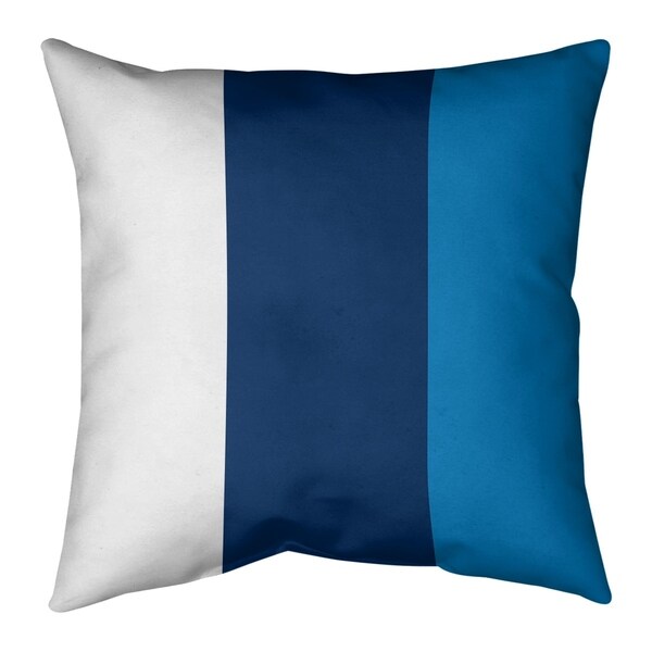 Los Angeles LA Power Football Stripes Pillow-Spun Polyester