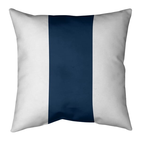 Los Angeles LA Horns Football Stripes Pillow-Faux Suede
