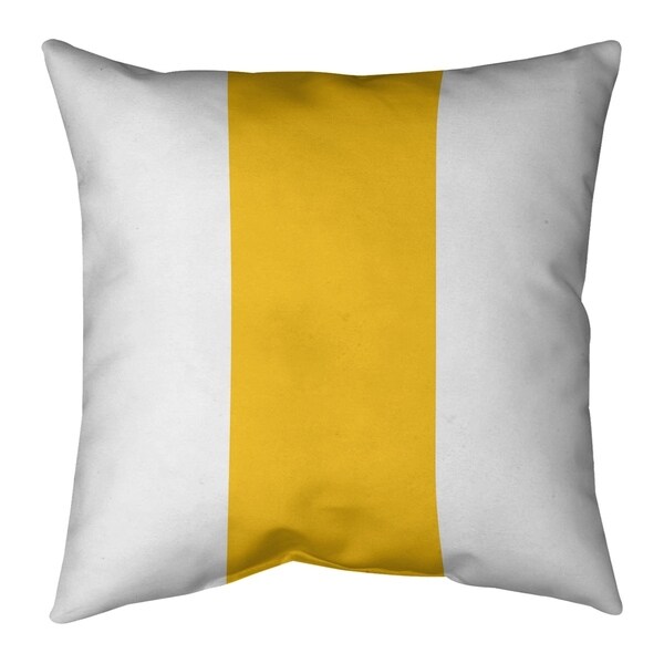 Los Angeles LA Power Football Stripes Pillow (w/Rmv Insert)-Spun Poly