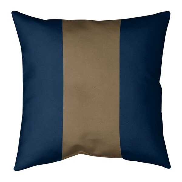 Los Angeles LA Horns Football Stripes Pillow-Faux Suede