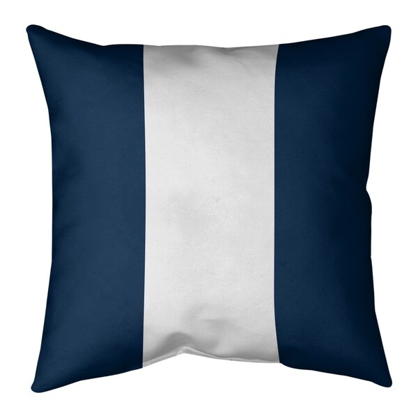 Los Angeles LA Horns Football Stripes Pillow-Faux Linen