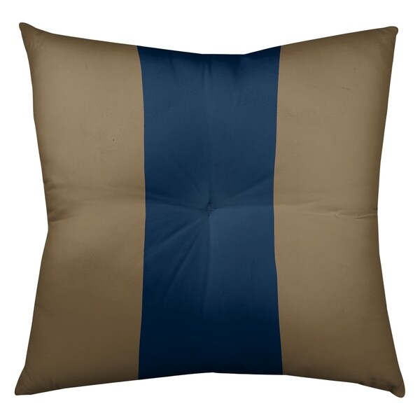 Los Angeles LA Horns Football Stripes Floor Pillow - Square Tufted