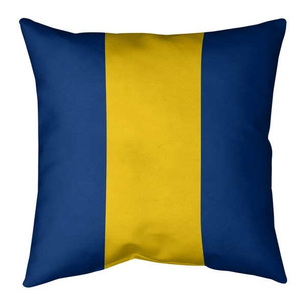 Los Angeles LA Horns Throwback Football Stripes Pillow-Faux Linen