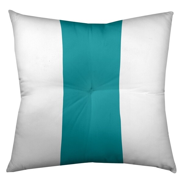 Miami Miami Football Stripes Floor Pillow - Square Tufted