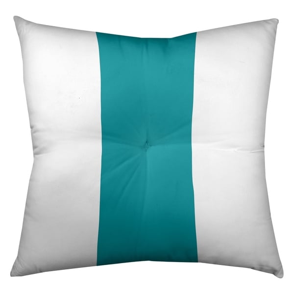 Miami Miami Football Stripes Floor Pillow - Square Tufted