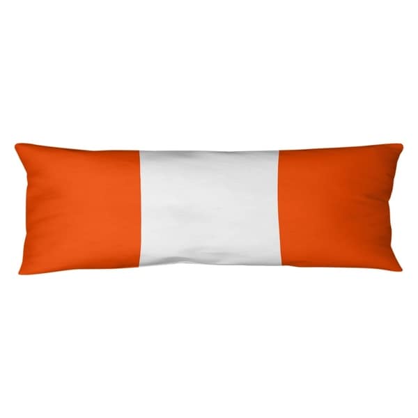 Miami Miami Football Stripes Body Pillow (w/Rmv Insert)
