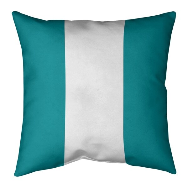 Miami Miami Football Stripes Floor Pillow - Standard