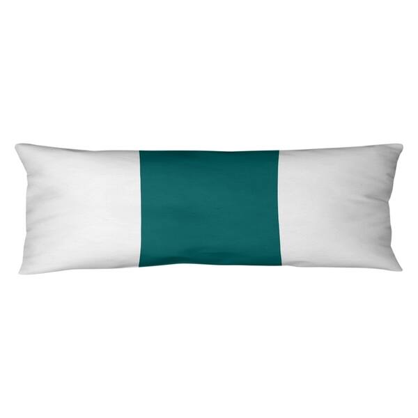 Miami Miami Throwback Football Stripes Body Pillow (w/Rmv Insert)