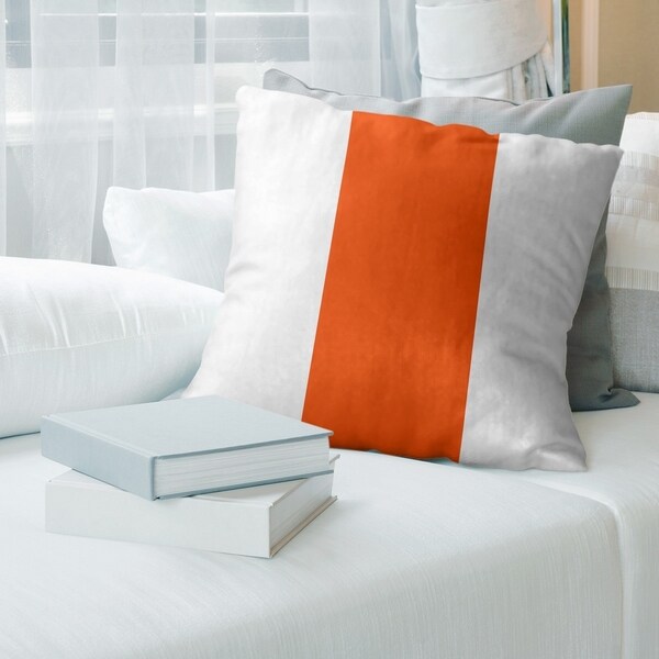 Miami Miami Throwback Football Stripes Floor Pillow - Standard