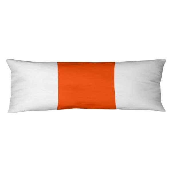 Miami Miami Throwback Football Stripes Body Pillow (w/Rmv Insert)