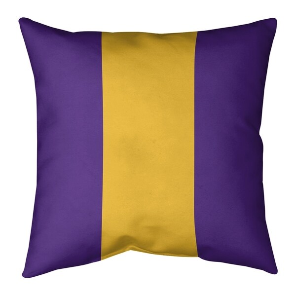 Minnesota Minnesota Football Stripes Pillow-Cotton Twill