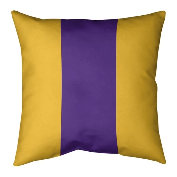 Minnesota Minnesota Football Stripes Pillow-Cotton Twill