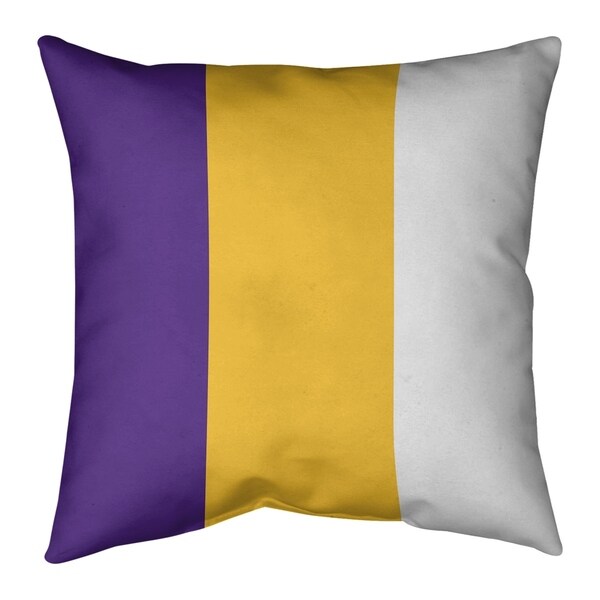 Minnesota Minnesota Football Stripes Floor Pillow - Standard