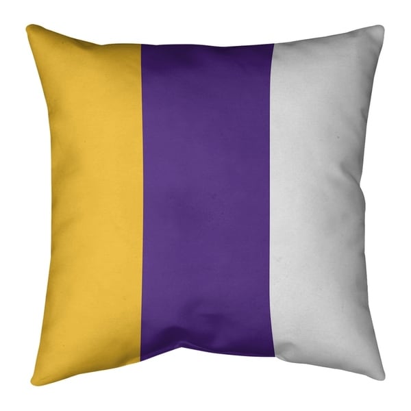 Minnesota Minnesota Football Stripes Pillow (Indoor/Outdoor)