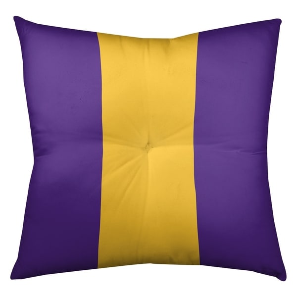 Minnesota Minnesota Football Stripes Floor Pillow - Square Tufted