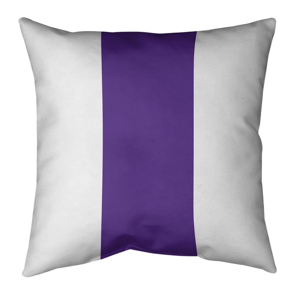 Minnesota Minnesota Football Stripes Pillow (w/Rmv Insert)-Spun Poly