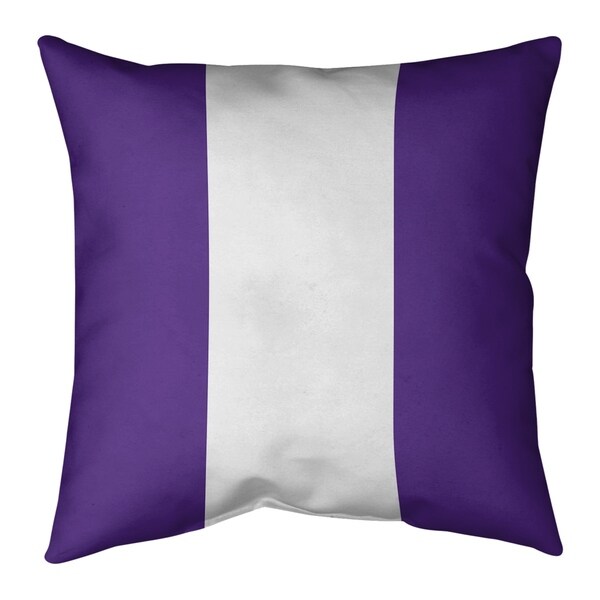 Minnesota Minnesota Football Stripes Pillow-Spun Polyester