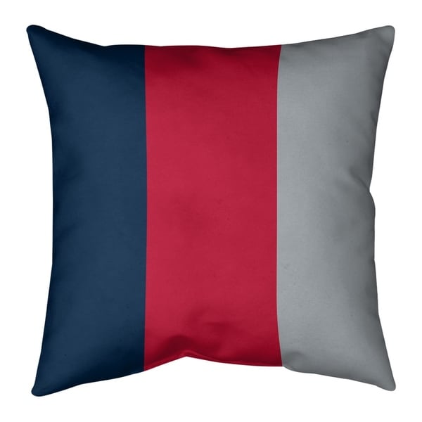 New England New England Football Stripes Pillow (Indoor/Outdoor)