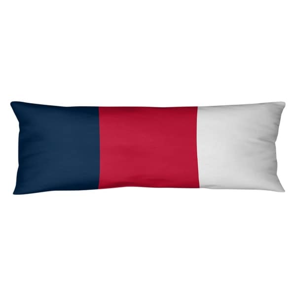 New England New England Football Stripes Body Pillow (w/Rmv Insert)