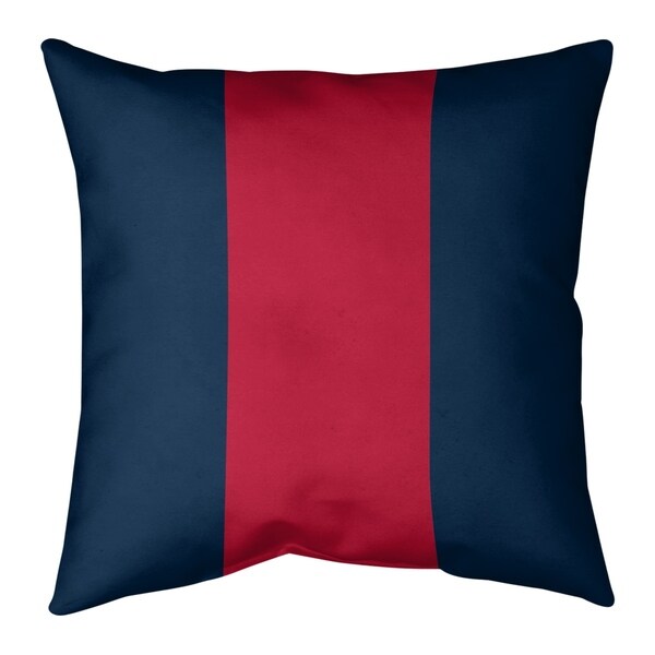 New England New England Football Stripes Pillow-Cotton Twill