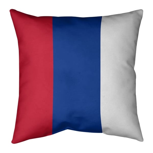 New England New England Throwback Football Stripes Pillow (w/Rmv Insert)-Spun Poly